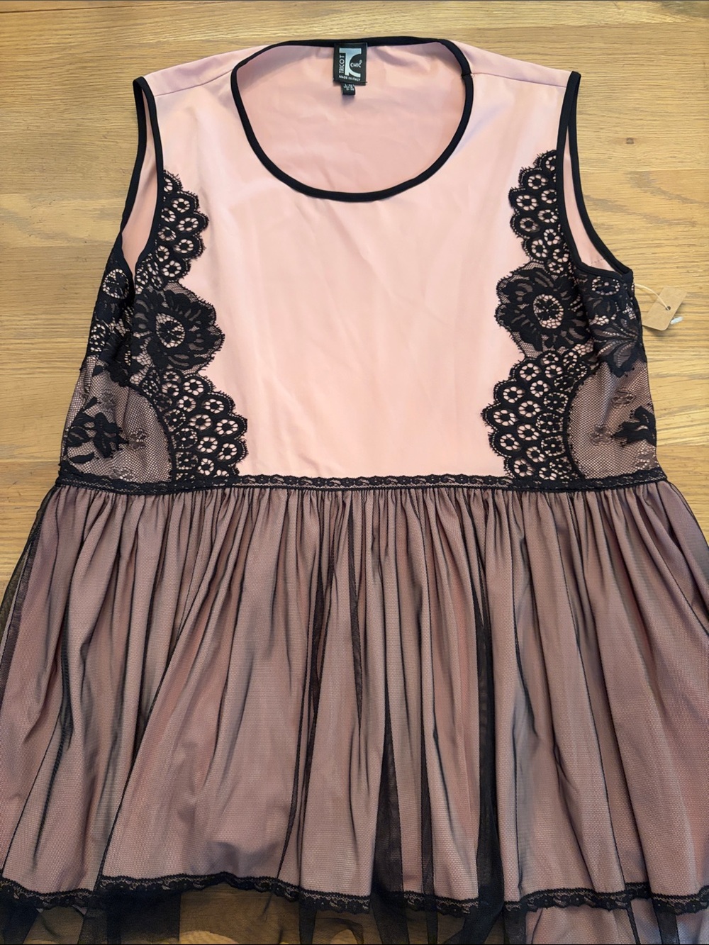 Made in Italy Tulle Top